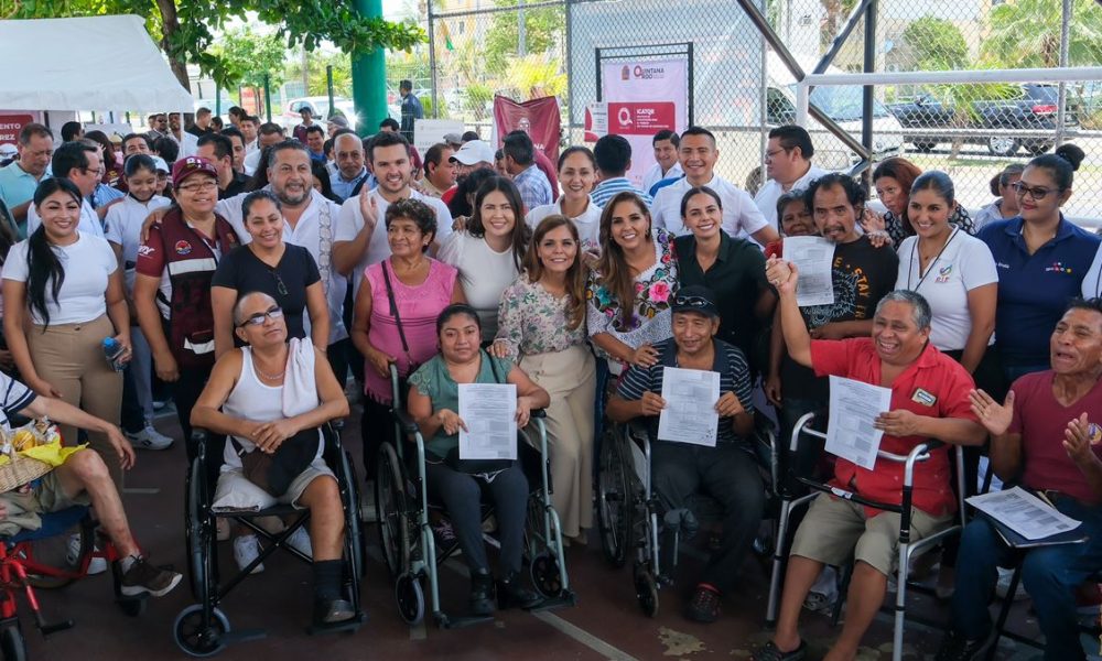 Asiste Mara Lezama A Jornada De La Caravana Del Bienestar En Canc N