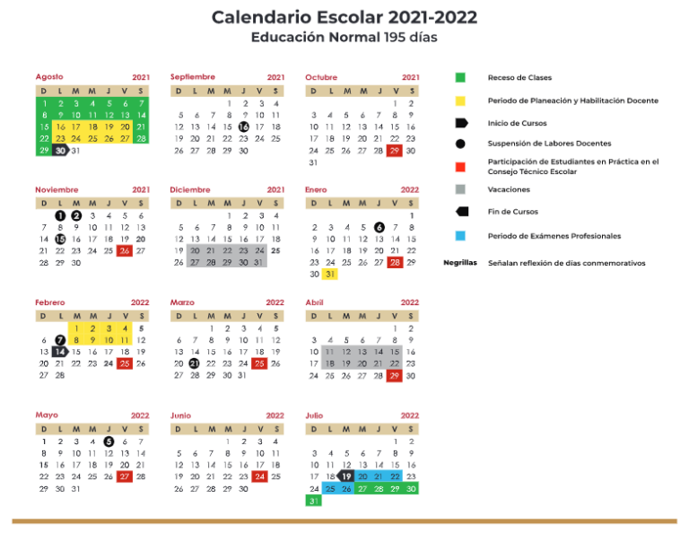 Calendario Escolar 2021 A 2022 Sep Puentes Y Vacaciones 2021 Dias Images 1881