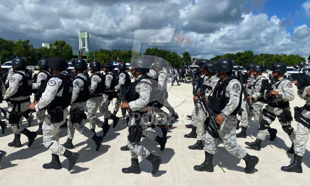 Despliegan A La Guardia Nacional En La Zona Norte De Quintana Roo Para